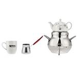 Karal Shayna Flower StainlessSteel Kettle And Teapot