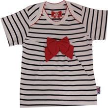 تی شرت آستین کوتاه نوزادی نیلی مدل Red Bow Nili Red Bow Baby T Shirt With Short Sleeve