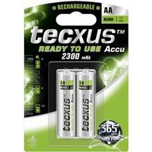 باتری قابل‌شارژ قلمی تکساس مدل Accu بسته‌ی 2 عددی Tecxus NiMh Rechargeable AA 2300 mAh Battery - Pack of 2