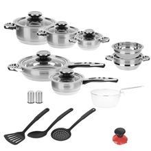 سرویس پخت و پز 23 پارچه کرکماز مدل MH-065 Korkmaz MH-065 Cookware Set 23 Pieces