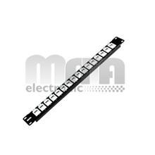 پچ پنل 16 پورت بدون کیستون متا الکترونیک ME-1530120342 Mata Electronic