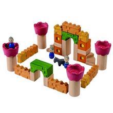 بازی آموزشی پلن تویز مدل Castle Blocks Plan Toys Castle Blocks