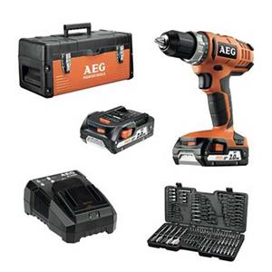 دریل پیچ گوشتی چکشی شارژی آاگ مدل BS 18G2LI AEG BS 18G2LI Screw Hammer Drill Driver