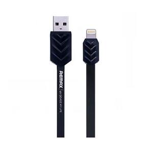 کابل تخت تبدیل USB به لایتنینگ ریمکس مدل Fishbone به طول 100 سانتی متر Remax Fishbone Flat USB To Lightning Cable 100cm