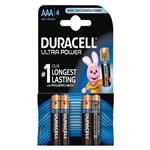 Duracell Ultra Power Duralock With Power Check AAA Battery Pack Of 4