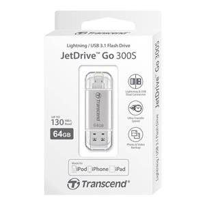 فلش مموری ترنسند مدل JetDrive Go 300S ظرفیت 64 گیگابایت Transcend JetDrive Go 300S Flash Memory - 64GB