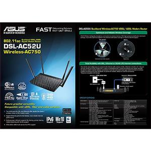 روتر بی‌سیم ایسوس مدل DSL-AC52U ASUS DSL-AC52U Router