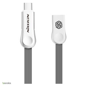 کابل تبدیل USB به MicroUSB و USB-C نیلکین مدل Plus به طول 1.2 متر Nillkin Plus USB To microUSB And USB-C Cable 1.2m