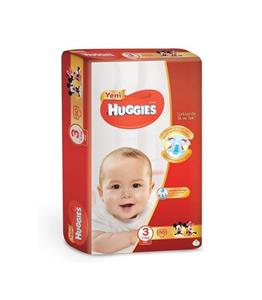 پوشک دخترانه هاگیز مدل Midi سایز 3 بسته 54 عددی Huggies Midi Size 3 Diaper Girls Pack of 54