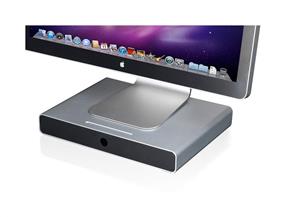 استند و پایه مانیتور Drawer برای انواع مانیتور و iMac اپل جاست موبایل Just Mobile Drawer Deluxe Stand for Monitor and iMac