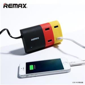 شارژر یو اس بی ریمکس مدل 4 پورت Remax 6A 4 Ports USB Charger Hub