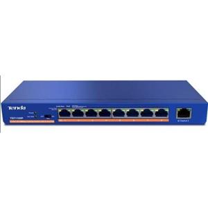 سوئیچ  9 پورت تندا مدل تی ای تی ای اف 1109 پی Tenda TEF1109P Unmanaged Desktop 9 Port Fast Ethernet Switch