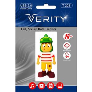 فلش مموری وریتی مدلT203 ظرفیت 16 گیگابایت Verity T203 Flash Memory 8GB