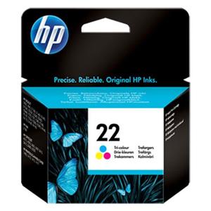 کارتریج جوهر افشان رنگی 22 HP HP Cartridge 22 Color