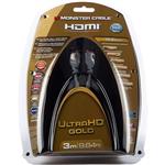 Monster Ultra HD Gold HDMI Cable 3m