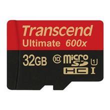 حافظه میکرو اس دی ترنسند مدل 600 ایکس با ظرفیت 32 گیگابایت Transcend MicroSDHC Class 10 UHS-I 600x Memory Card 32GB