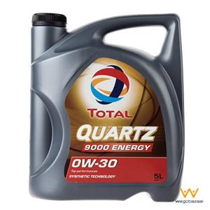 روغن موتور خودرو توتال مدل Quartz 9000 Energy پنج لیتری 0W-30 Total Quartz 9000 Energy 5L 0W-30 Car Engine Oil