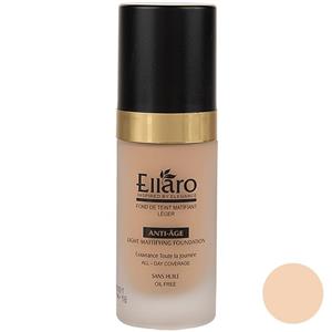 کرم پودر الارو سری Anti Age مدل Natural Beige شماره 03 Ellaro Anti Age Natural Beige foundation 03