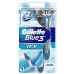 خودتراش 6 عددی ژیلت مدل Blue3 Ice