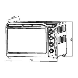 آون توستر هاردستون مدل OTS3602 Hardstone OTS3602 Oven Toaster