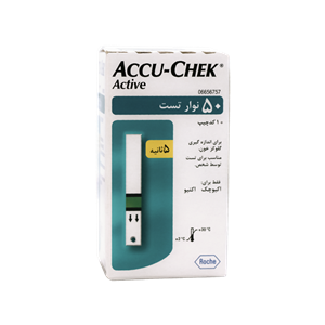 نوار تست قند خون اکیو چک اکتیو | Accu Chek Active Accu Chek Active Test Strip