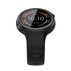 ساعت مچی هوشمند موتورولا 360 فلزی با بند مشکی Motorola Moto Sport Black SmartWatch 