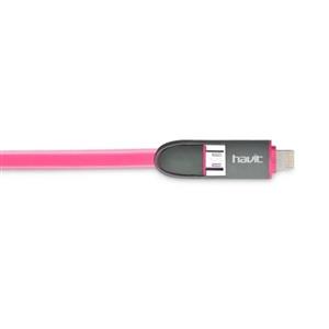 Havit CB521 USB To Lightning And microUSB Cable 1m 