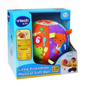 بازی آموزشی وی تک مدل Little Friendles Musical Soft Ball Vtech Little Friendles Musical Soft Ball Educational Game