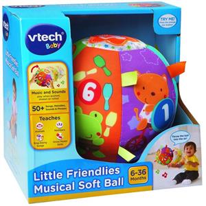 بازی آموزشی وی تک مدل Little Friendles Musical Soft Ball Vtech Little Friendles Musical Soft Ball Educational Game