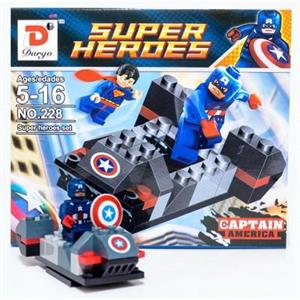 ساختنی پلاستیکی Super Heroes مدل CAPTAIN AMERICA NO.228 