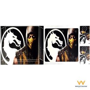 برچسب پلی استیشن 4 ونسونی طرح Mortal Kombat Logo Wensoni Mortal Kombat Logo PlayStation 4 Cover