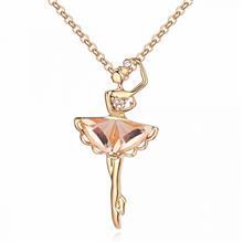 سفید بالرین درشت گردنبند سواروسکی