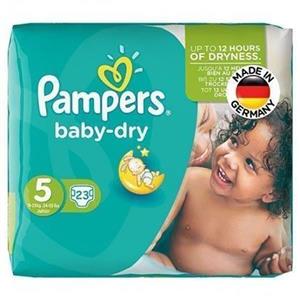 پوشک پمپرز مدل Baby Dry سایز 5 بسته 23 عددی Pampers Baby Dry Size 5 Diaper Pack of 23