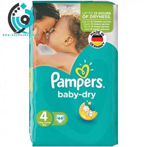 پوشک پمپرز مدل Baby Dry سایز 4 بسته 44 عددی Pampers Baby Dry Size 4 Diaper Pack of 44