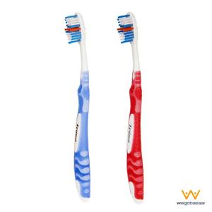 مسواک تریزا سری Super Promo مدل Cool Fresh با برس نرم 2 عددی Trisa Super Promo Cool Fresh Soft Tooth Brush 2 Pcs