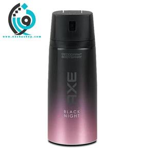 پک اسپری مردانه اکس مدل Black Night و Deodorant حجم 150 میلی لیتر Axe And Spray Pack For Men 150ml 