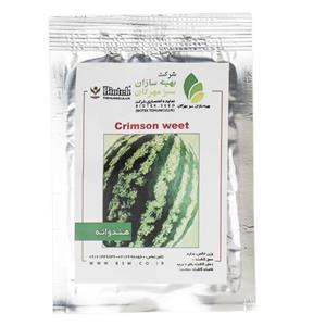 بذر هندوانه بهینه سازان سبز مهرگان مدل Crimson Weet Behineh Sazane sabze Mehregan Watermelon Crimson Weet Seeds