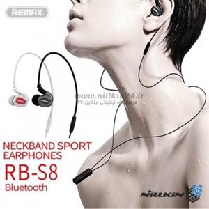 هدست بلوتوث ریمکس  آر بی اس 8 اسپرت Remax RB S8 Neckband Sport Bluetooth Headset