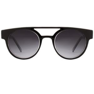 عینک آفتابی کومونو مدل Dreyfuss Black Silver Komono Dreyfuss Black Silver Sunglasses
