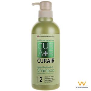 شامپو ضد شوره ال جی سری Curair مدل Dry Dandruff حجم 550 میلی لیتر LG Curair Dry Dandruff 2 Hair Shampoo 550ml
