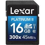 Lexar Platinum II 300x SDHC Class 10 16GB