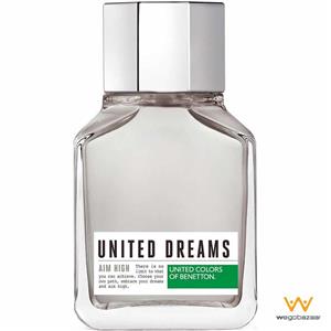 ادو تویلت مردانه بنتون مدل United Dreams Men Aim High حجم 100 میلی لیتر Benetton United Dreams Men Aim High Eau De Toilette for Men 100ml