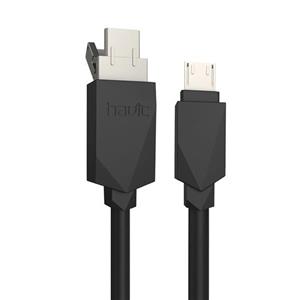 کابل تبدیل USB به microUSB هویت مدل HV-CB604X به طول 1 متر Havit HV-CB604X USB To microUSB Cable 1m