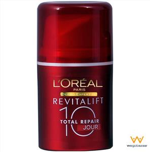    کرم ضد چروک مدل Loreal Revitalift Total Repair 10 Spf20 حجم 50 میلی لیتر لورآل