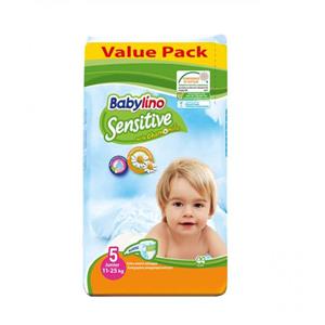 پوشک بیبی لینو سایز 5 مدل Value Pack بسته 44 عددی Baby Lino Value Pack Size 5 Diaper Pack of 44