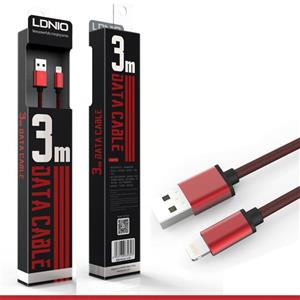 کابل تبدیل USB به microUSB الدینیو مدل LS30 به طول 3 متر LDNIO LS30 USB To microUSB Cable 3m