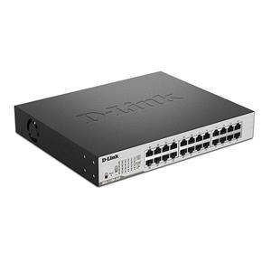 سوئیچ 24 پورت و اسمارت گیگابیت دی لینک دی جی اس 1100 24 پی D-Link DGS-1100-24P 24-Port Gigabit EasySmart PoE Switch