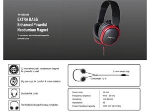 هدفون پاناسونیک مدل RP-HBD250 Panasonic RP-HBD250 Headphone