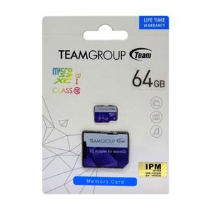 رم میکرو اس دی کلاس 10-64 گیگابایت تیم گروپ TEAMGROUP MicroSD Card Class 10-64 GB
