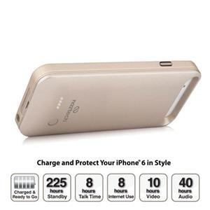 شارژر همراه نزتک مدل Power Case با ظرفیت 2400 میلی امپر ساعت مناسب برای گوشی موبایل ایفون 6 6s Naztech 2400mAh Bank For Apple iPhone 